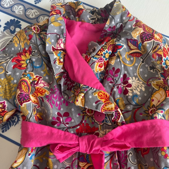 Little girls corduroy handmade jacket - Picture 3 of 3